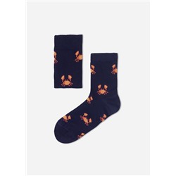 Kurze Socken mit Allover-Muster für Kinder