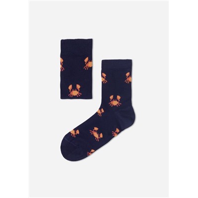 Kurze Socken mit Allover-Muster für Kinder