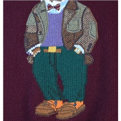 Повседневный свитер из хлопка  RALPH LAURE*N ОРИГИНАЛ!