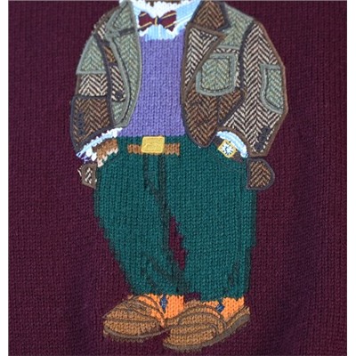 Повседневный свитер из хлопка  RALPH LAURE*N ОРИГИНАЛ!