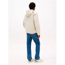 Water-Repellent Hooded Windbreaker
