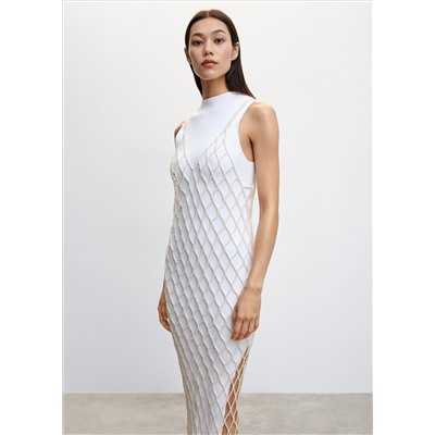 Vestido perlas