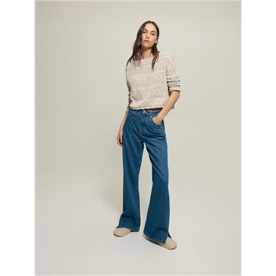 Oversize-Pullover aus Baumwolle