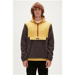 Bad Bear, Leonard Half Zip Plush Erkek Lacivert Dik Yaka Sweatshirt
