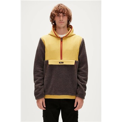 Bad Bear, Leonard Half Zip Plush Erkek Lacivert Dik Yaka Sweatshirt