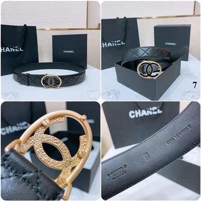 Женский ремень Chane*l 🖤 (натуральная кожа)