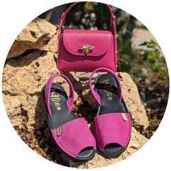Ab. Zapatos 3106-8 magenta+AB.Z PELLE ABEJA 2 (410) Fuxia АКЦИЯ