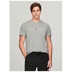 Embroidered Tommy Logo Slim Fit T-Shirt
