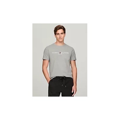 Embroidered Tommy Logo Slim Fit T-Shirt