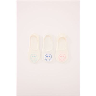 Pack 3 calcetines invisibles algodón SmileyWorld®