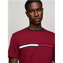 Embroidered Flag Logo T-Shirt