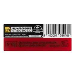 Pintalabios mate 12h Lasting Lips Deliplus 08 rojo