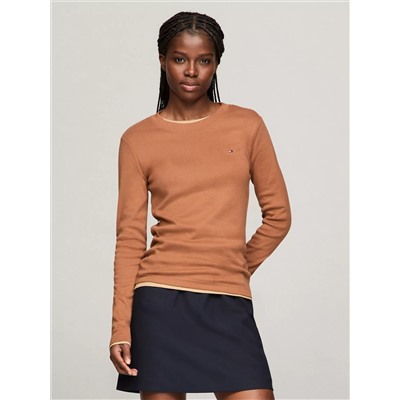 Long-Sleeve Crewneck Favorite T-Shirt