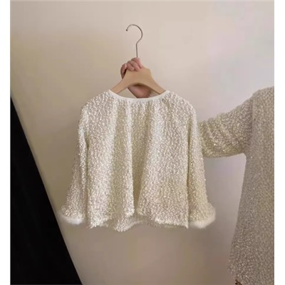 Комплект блуза с юбкой в пайетках. Идеально для нового года!