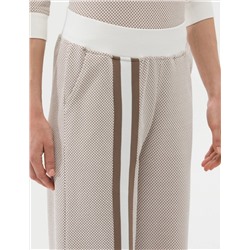 Krem Flare Fit Eşofman Altı
