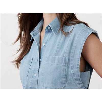 Utility Mini Shirtdress