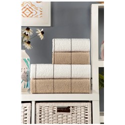 eumenia Sahara 50 X 85 – 70 X140 Cm 4'lü Banyo Havlu Seti | Bej-krem Vtxmk107 vtxmk107