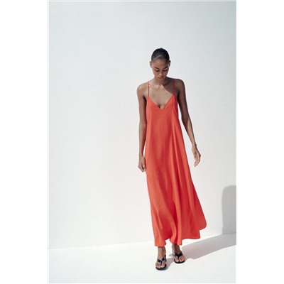 FLOWING MIDI DRESS