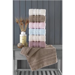 Binnur Home Stars 50x90 Cm 6'lı Extra Yumuşak El Ve Yüz Havlu Seti | Pamuklu 153-90-0129
