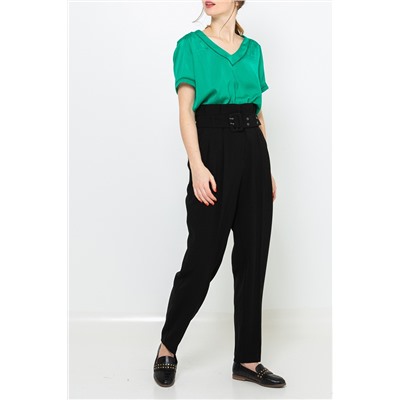 Pantalón carrot Negro