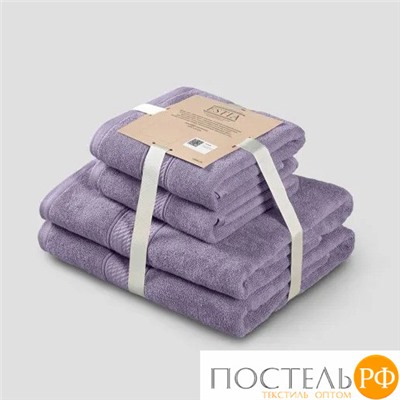 ESTIA МАРТОС сирен К-т полотенец 50х80-2/70х130-2, 100% хлопок, 500 г/м2