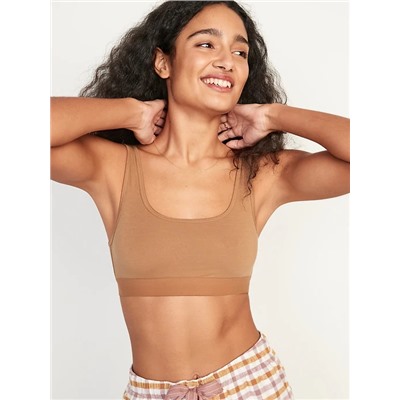 Supima® Cotton-Blend Bralette Top 2-Pack for Women