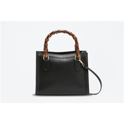 Bolso de piel Bami Negro