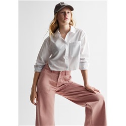 Jeans culotte bolsillos