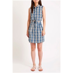 Vestido camisero Azul y blanco