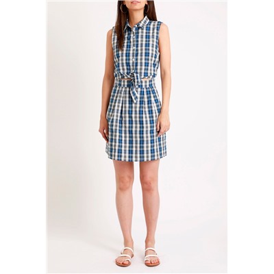 Vestido camisero Azul y blanco