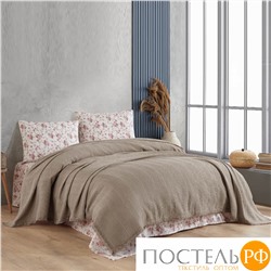 КПБ с покрывалом Коричневый ПИКЕ CEYLIN евро 220x240 прост 240х260, нав-50*70-2 шт. (CPQ03)
