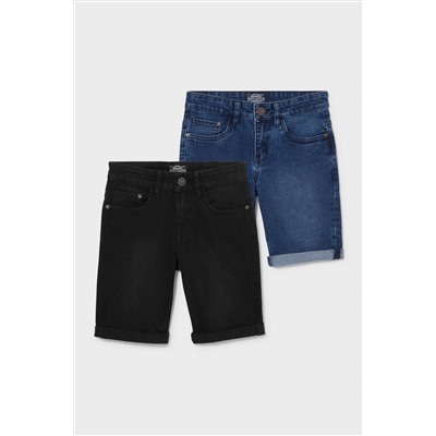 Multipack 2er - Jeans-Bermudas