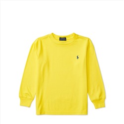 COTTON JERSEY LONG-SLEEVE TEE /