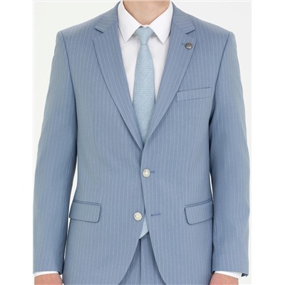 Açık Mavi Ex. Slim Fit Takım Elbise