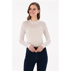 U.S. Polo Assn., Kadın Taş Balıkçı Yaka Sweatshirt 50271616-vr049