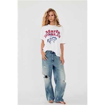 SLOGAN PRINT T-SHIRT