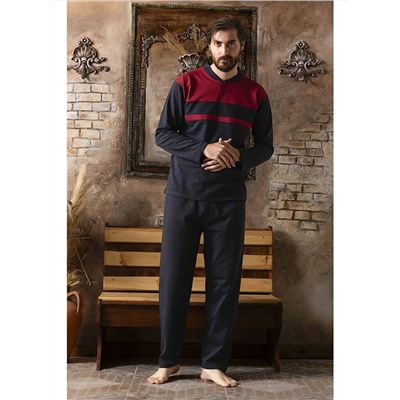 SUDE HOME WEAR Standart Kalıp Erkek Pijama Takımı, ERCAN                                            
                                            Standart Kalıp Erkek Pijama Takımı