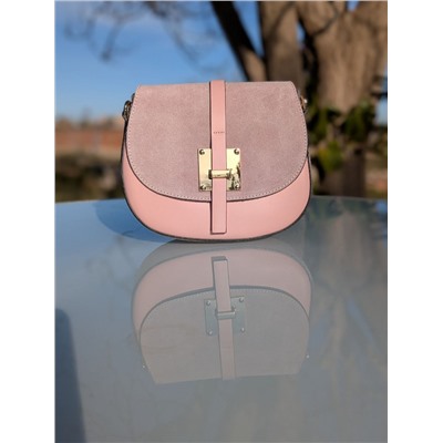 Итальянская сумка из натуральной кожи от AB.ZAPATOS PELLE · 2704 Rose