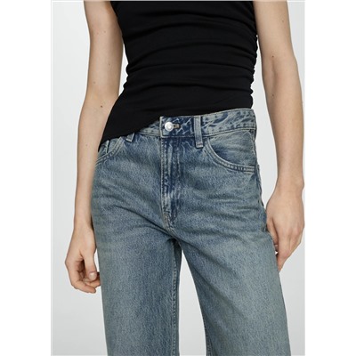 Jeans rectos tiro medio