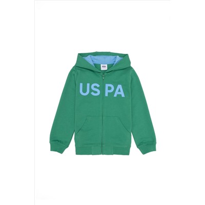 Erkek Çocuk Yeşil Basic Sweatshirt