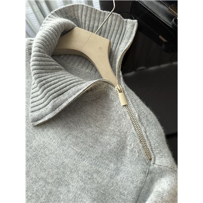 Женский шерстяной свитер с косой молнией на горловине ICICL*E ОРИГИНАЛ!