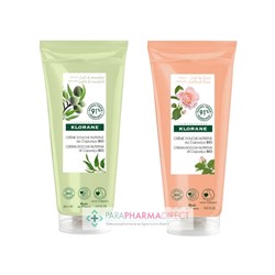 Klorane Cupuaçu Crème Douche Nutritive Lait d'Amandier + Crème Douche Nutritive Lait de Rose 2x200mlLot  × 2
