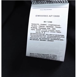 Простая хлопковая повседневная футболка EMPORIO ARMAN*I