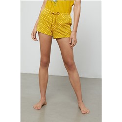 Short Gigi Mostaza y ocre