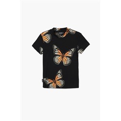 Camiseta manga corta mariposas