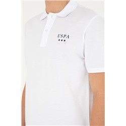 Erkek Regular Fit Polo Yaka Beyaz Tişört