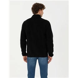 Siyah Regular Fit Sweatshirt