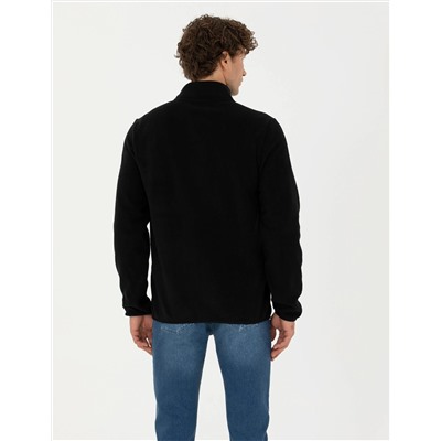 Siyah Regular Fit Sweatshirt