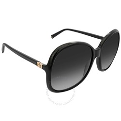GIVENCHYGrey Gradient Oversized Ladies Sunglasses
