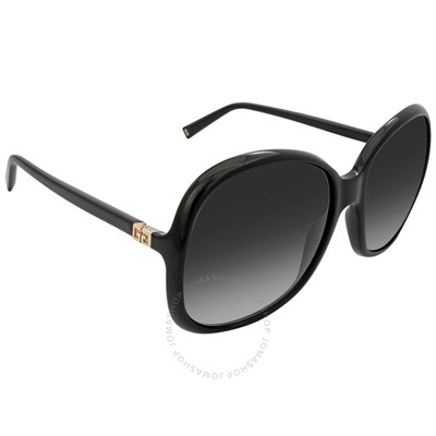 GIVENCHYGrey Gradient Oversized Ladies Sunglasses